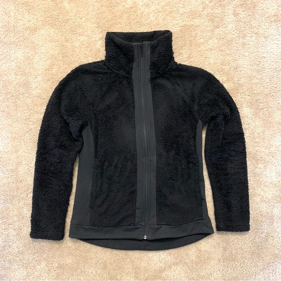 The North Face Furry Fleece Full Zip Jacket Womens Small Warm Soft and Cozy - Picture 1 of 8